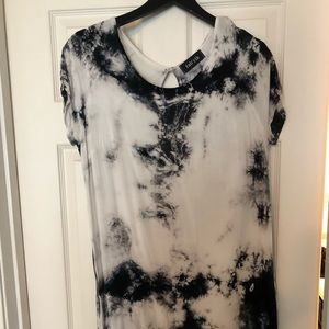 Tie dye shift dress